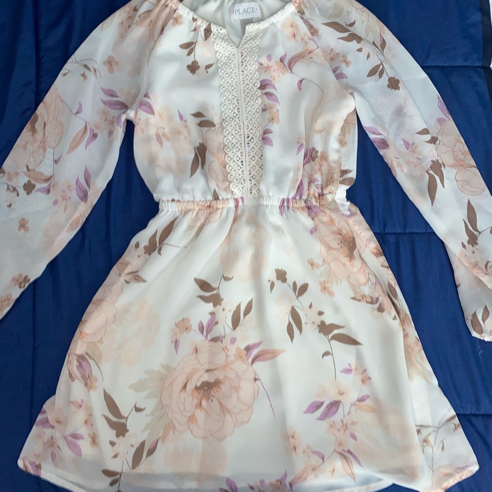 Children’s Place Beige and Pink Dress